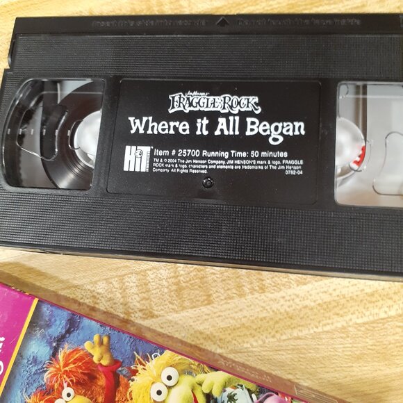 Fraggle Rock Where It All Began VHS 2004 Release Jim Henson Muppets Retro VG 80s - Picture 8 of 9